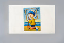 Load image into Gallery viewer, Carlo Ongchangco "Modern Girl With A Pearl Earing" Canvas Roll Organizer