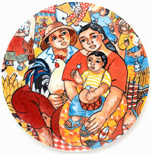 Load image into Gallery viewer, Norma Belleza "Family Fiesta" Art Plate